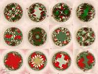 Fractal Christmas Plates